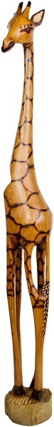 Afrika Deko Holzgiraffe Samia ca 140 cm
